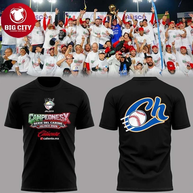 Charros de Jalisco Campeones Serie del Caribe 2026 Two Sided Shirt