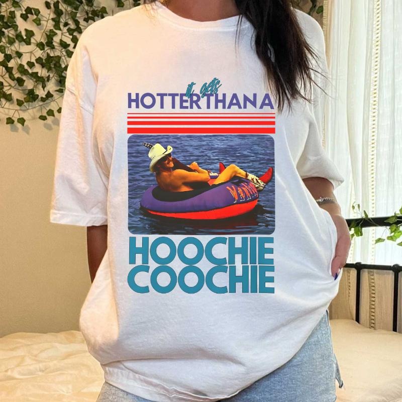 Chattahoocheee Alan Jacksonn T-Shirt, Country Song Summer Shirt, It Gets Hotter Than A Yonder Southern, Unisex Short...