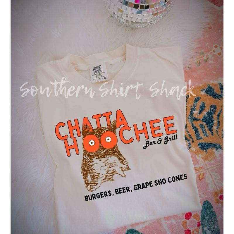 Chattahoocheee Owl T shirt  | Ivory comfort colors T shirt top Hoodie, Sweatshirt | UrbanDripWear.com