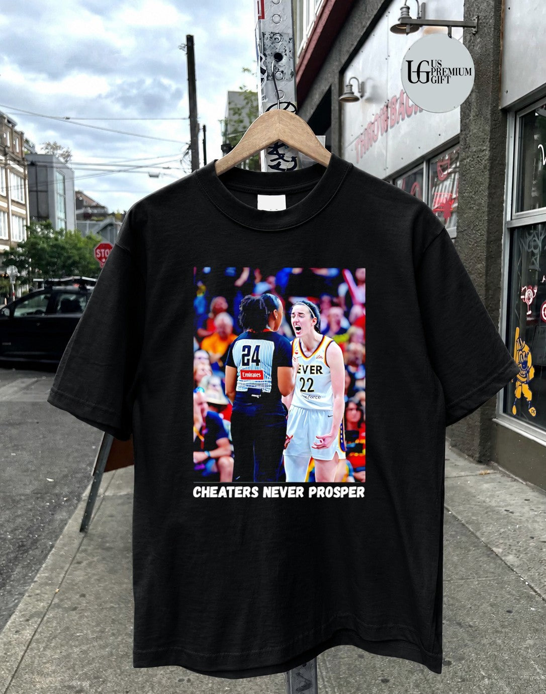 Cheaters Never Prosper Caitlin Clark scream shirt