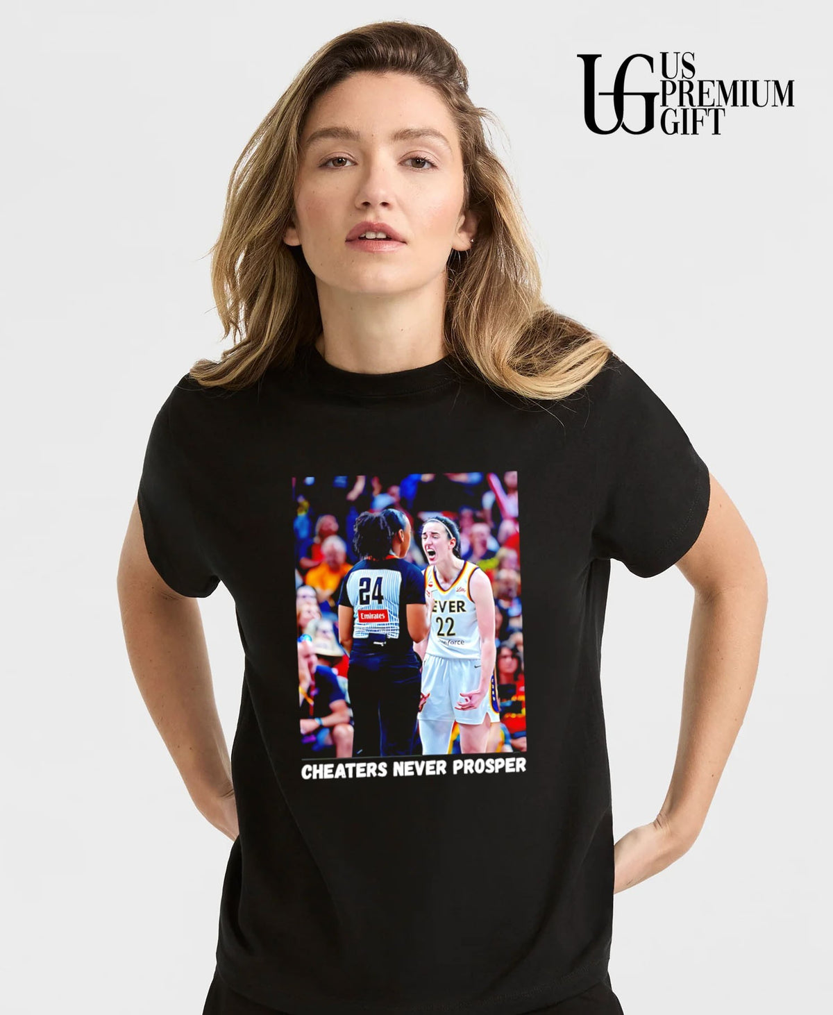 Cheaters Never Prosper Caitlin Clark scream shirt
