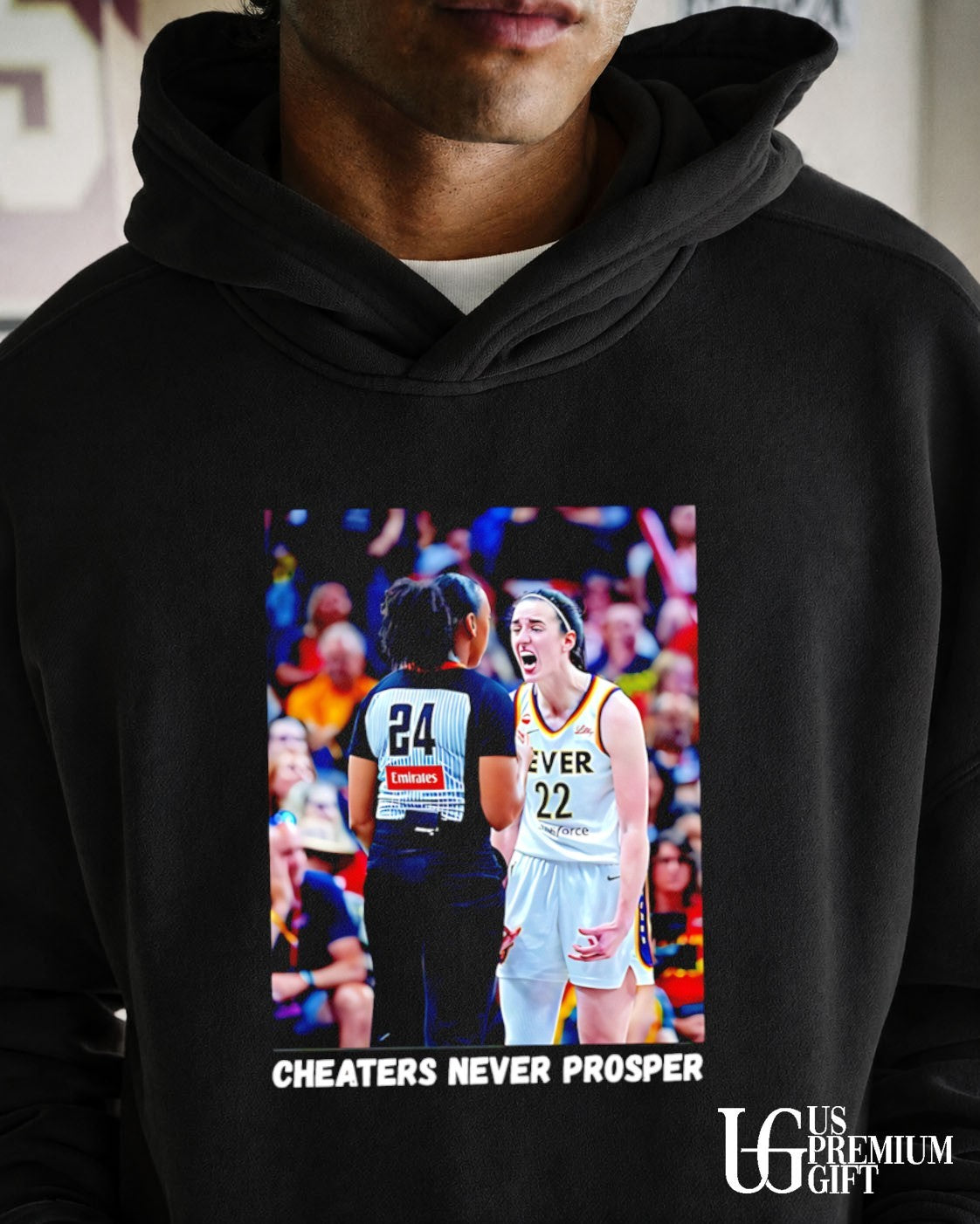 Cheaters Never Prosper Caitlin Clark scream shirt