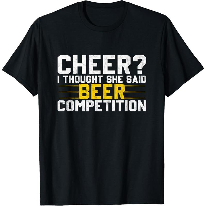 Cheer Dad Cheerleader I Thought She Said Beer Competition T-Shirt  made in us Hoodie, Sweatshirt | UrbanDripWear.com