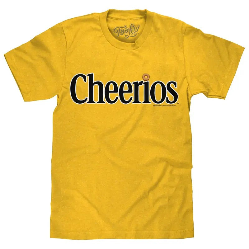Cheerios Logo T-Shirt - Yellow graphic tee Hoodie, Sweatshirt | UrbanDripWear.com