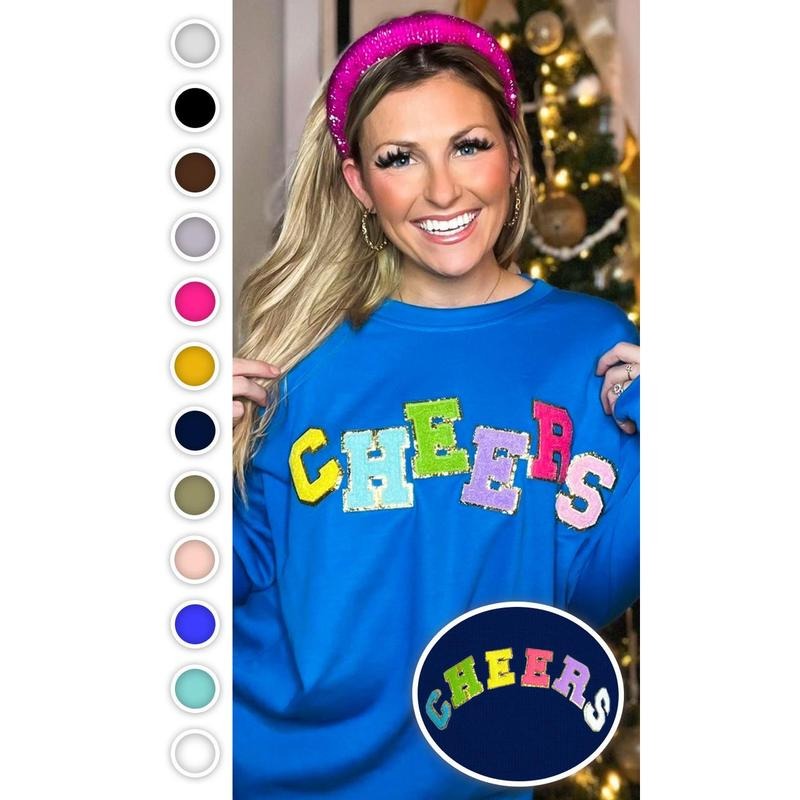 Cheers Ideal Chenille Sweatshirt T-Shirts, Hoodie | UrbanDripWear.com