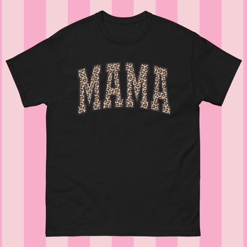 Cheetah Mama Gildan Shirt - Gildanshirt, Halloween T-Shirt, DTG printed, Trendy preppy style, Unisex garment-dyed...