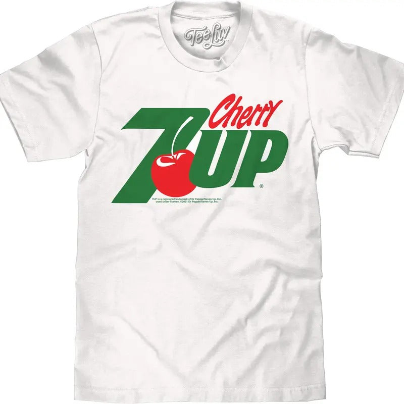 Cherry 7UP Soda T-Shirt - White Hoodie, Sweatshirt | UrbanDripWear.com