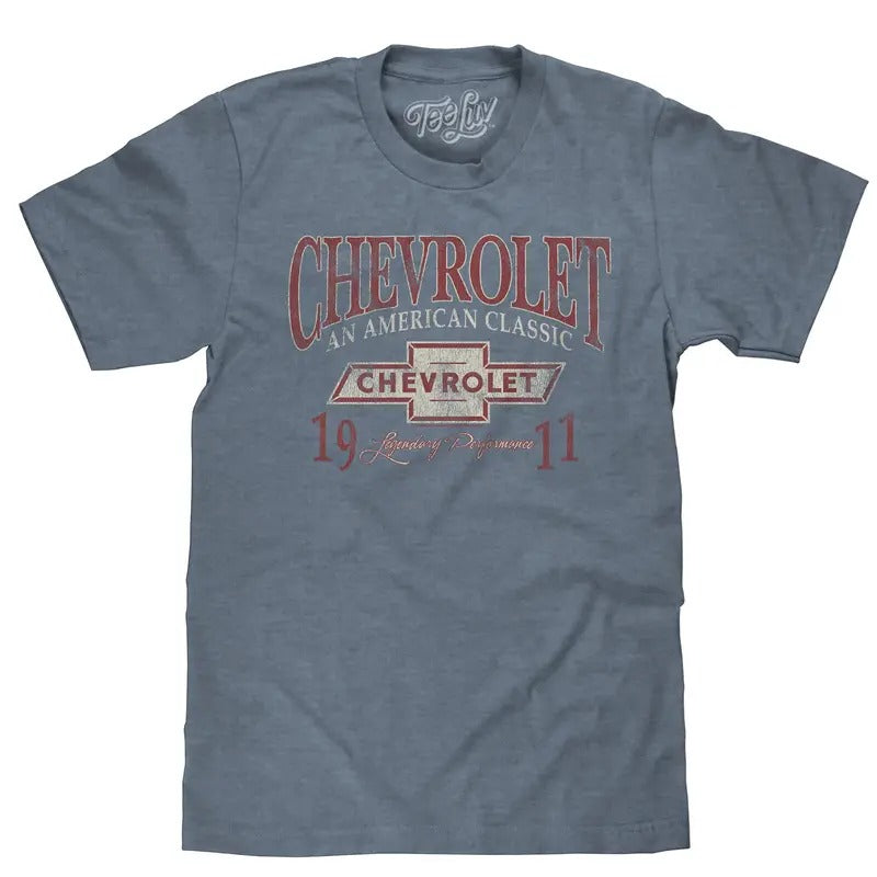 Chevrolet An American Classic Big & Tall T-Shirt - Indigo Hoodie, Sweatshirt | UrbanDripWear.com