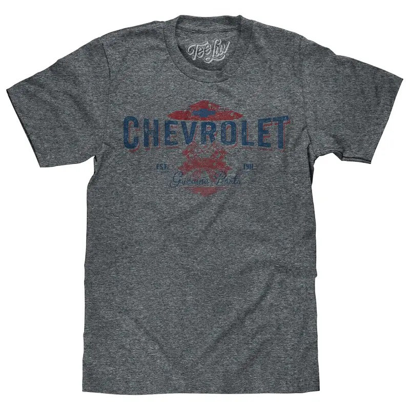 Chevrolet Genuine Parts T-Shirt - Gray Hoodie, Sweatshirt | UrbanDripWear.com