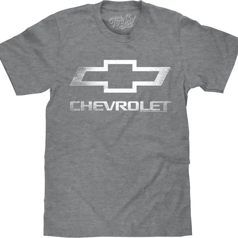 Chevrolet Logo Big and Tall T-Shirt - Gray Hoodie, Sweatshirt | UrbanDripWear.com