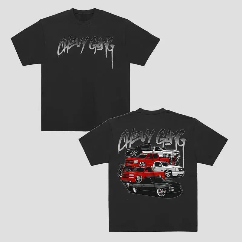 Chevy Gang Graphic T Shirt Chevy Silverado Mens,for Womenswear Top Hoodie, Sweatshirt | UrbanDripWear.com