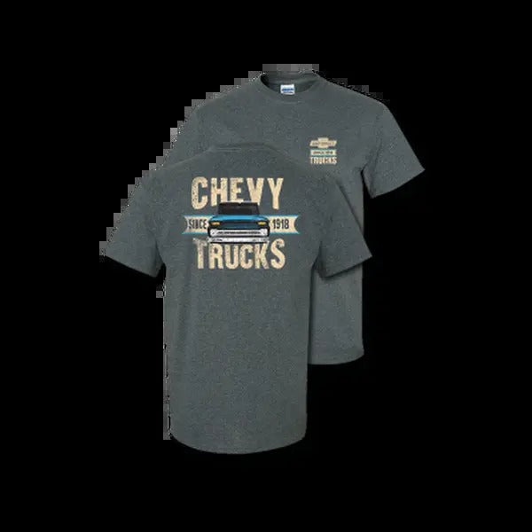 Chevy Trucks Since 1918 T-Shirt - Vintage Cotton Casual Crewneck Graphic Fan Tee Hoodie, Sweatshirt | UrbanDripWear.com