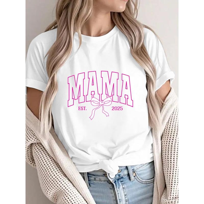 Chic T - shirt for New Moms, Featuring "MAMA" and a Memorable Establishment Year Hoodie, Sweatshirt | UrbanDripWear.com
