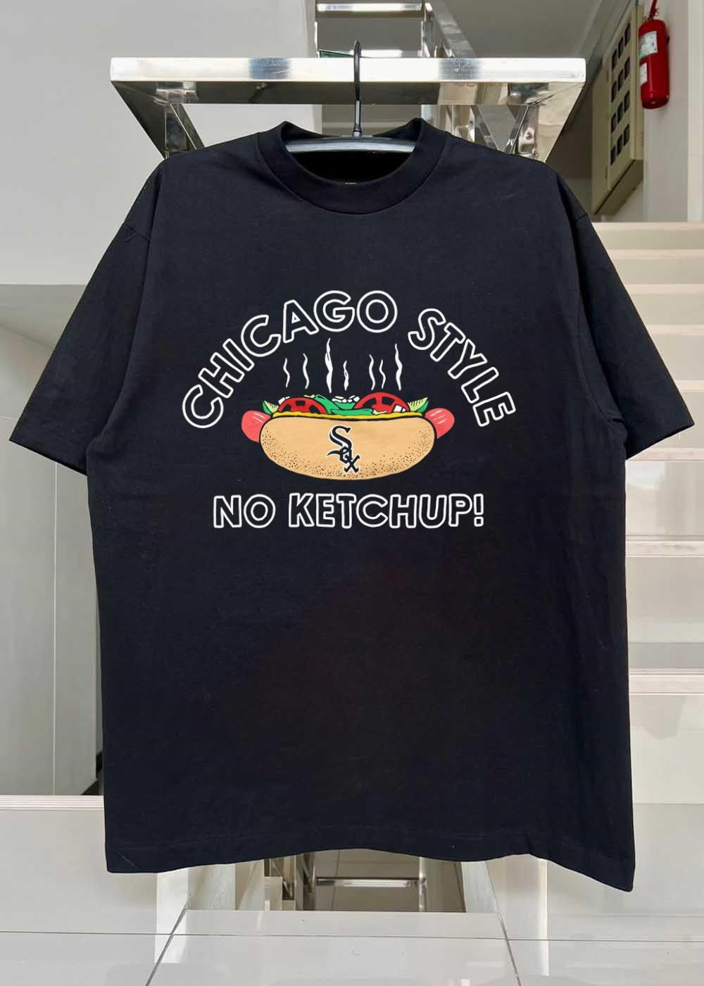 Chicago Style No Ketchup White Sox T-Shirt