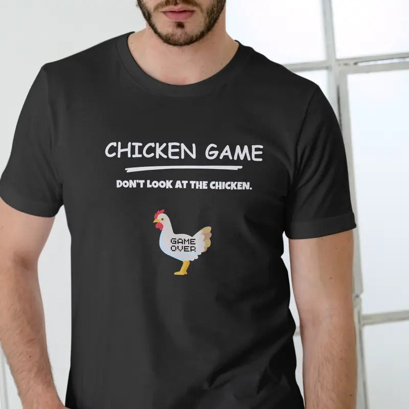Chicken Game T Shirt, Unisex, 100% Cotton Hoodie, Sweatshirt | UrbanDripWear.com