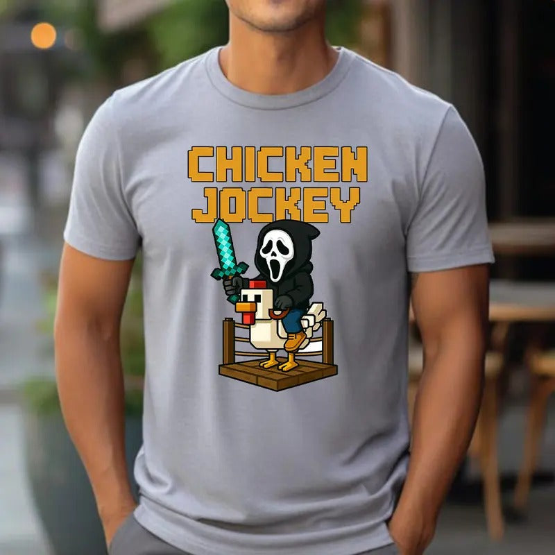 Chicken Jockey Funny Tee Shirt, Hot Trend Shirt, Trending Graphic Tee style 02 Hoodie, Sweatshirt | UrbanDripWear.com