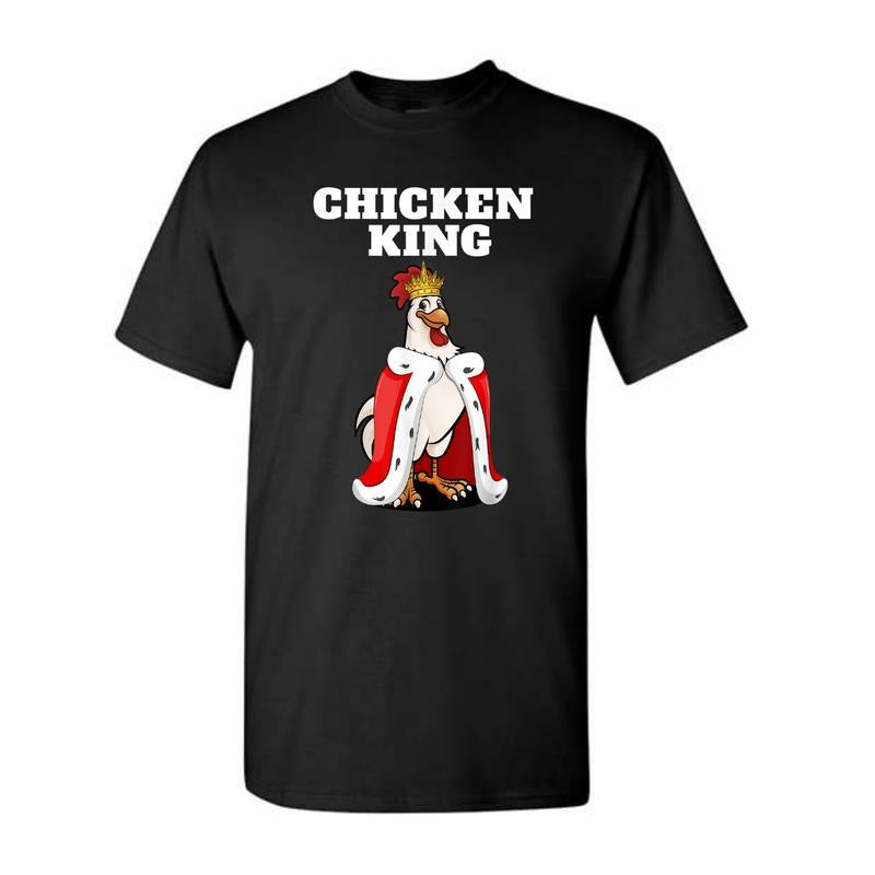 Chicken King | Mens Chicken Lover Shirt | Pet Chicken Shirt, Unisex Shirt Hoodie, Sweatshirt | UrbanDripWear.com