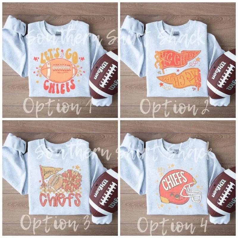 Chiefs Football Sweatshirt | FAST SHIPPING T-Shirts, Hoodie | UrbanDripWear.com