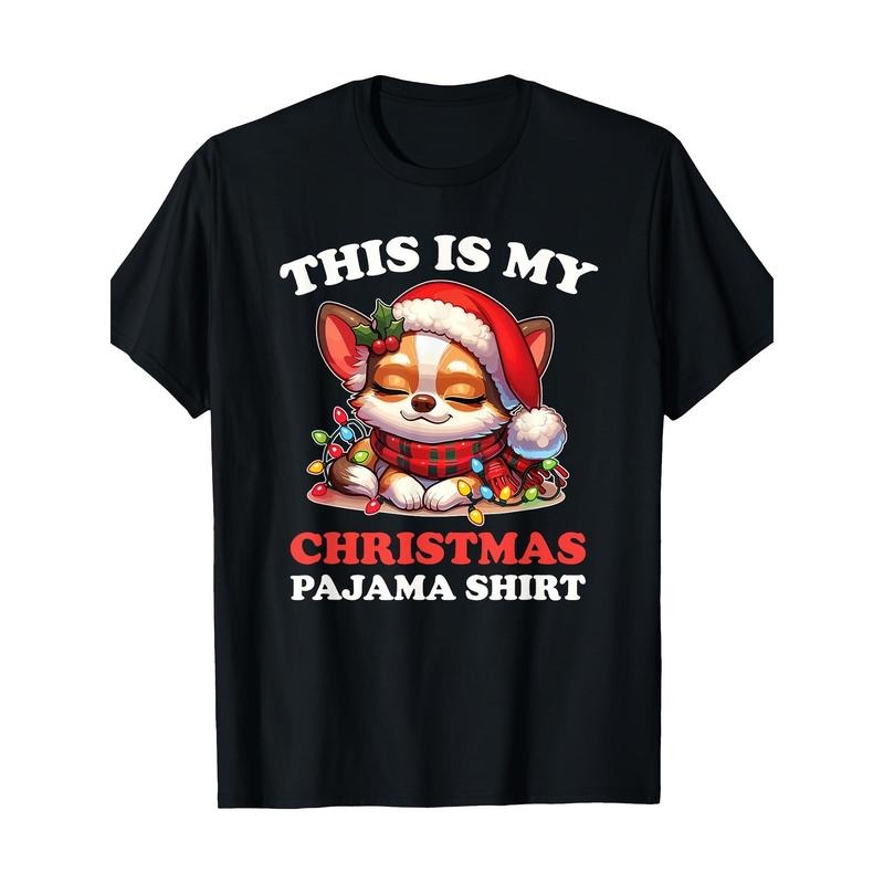 Chihuahua Weihnachten This Is My Christmas Pajama 220g 100% Cotton T-Shirt made in usa Hoodie, Sweatshirt | UrbanDripWear.com