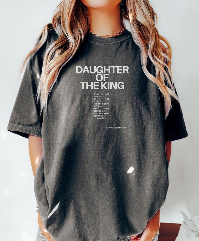 Child of God Shirt, Daughter of the King Shirt, Love Like Jesus Shirt Cotton Polyester Hoodie, Sweatshirt | UrbanDripWear.com