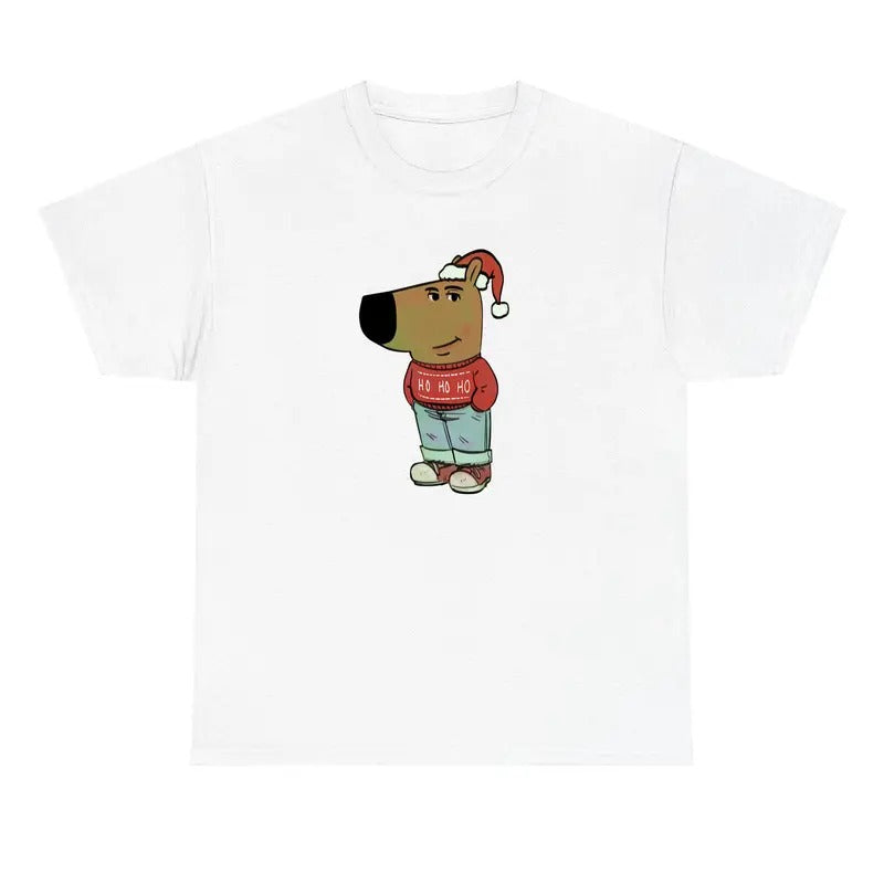 Chill Guy Shirt Merry Christmas Chill Guy Graphic Tee Hoodie, Sweatshirt | UrbanDripWear.com