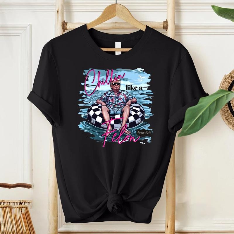 Chillin Like A Fel0n Shirt, TruUmMp Maga shirt,Trending Tee, Country Music Concert Merch, Fathers day shirt Hoodie,...