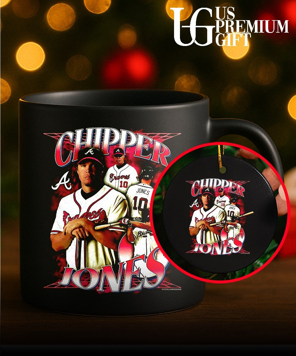 Chipper Jones Atlanta Braves baseball vintage shirt