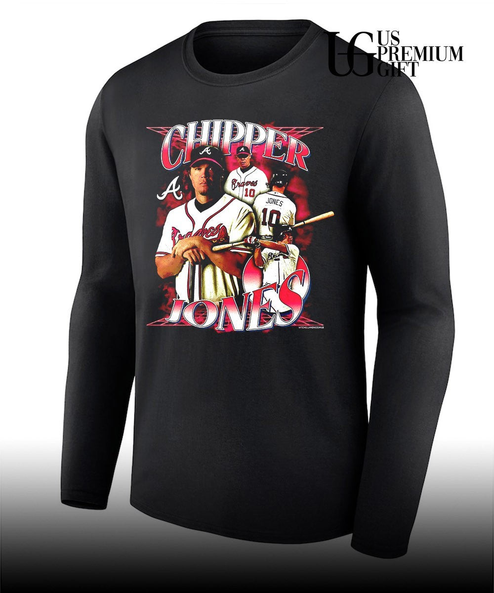 Chipper Jones Atlanta Braves baseball vintage shirt