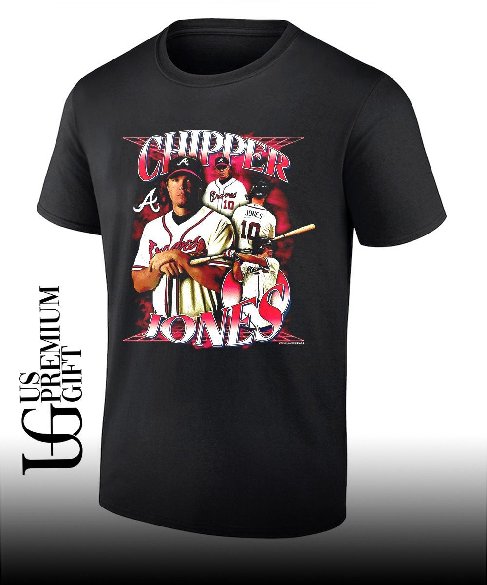 Chipper Jones Atlanta Braves baseball vintage shirt