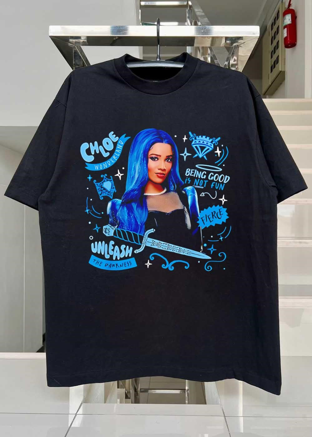 Chloe Wonderland Unleash the Darkness being good is not fun shirt
