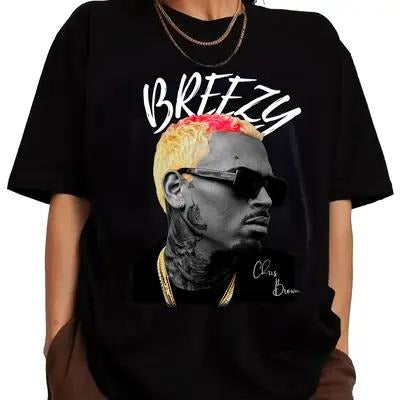 Chr1s Br0wn T-Shirt, Br33zy T-Shirt, Gift For Her, Gift For Him Hoodie, Sweatshirt | UrbanDripWear.com
