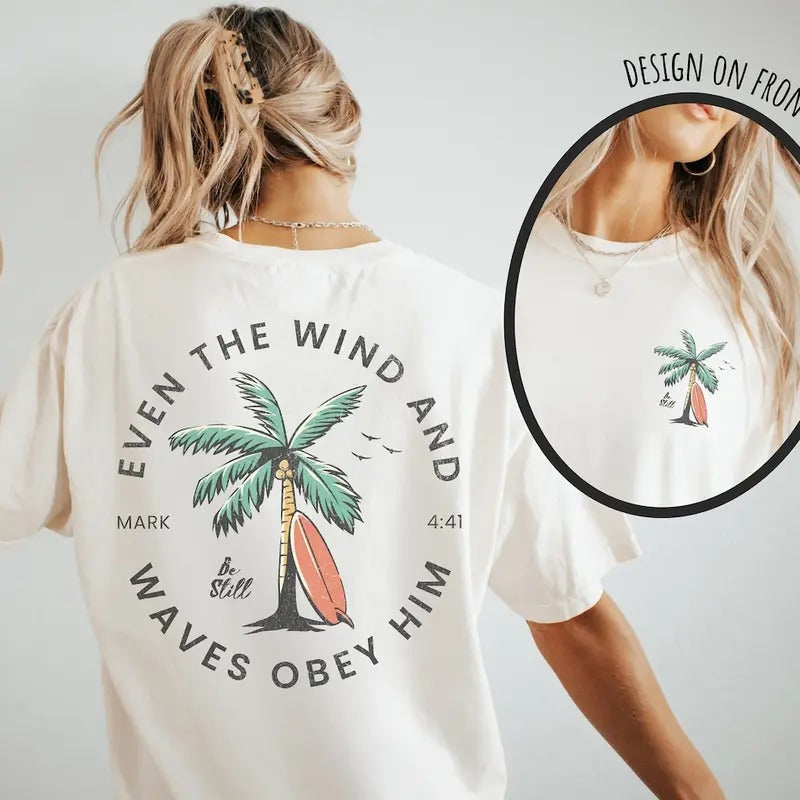 Christian Bible Verse shirt Beachy Backprint Cotton Top Hoodie, Sweatshirt | UrbanDripWear.com