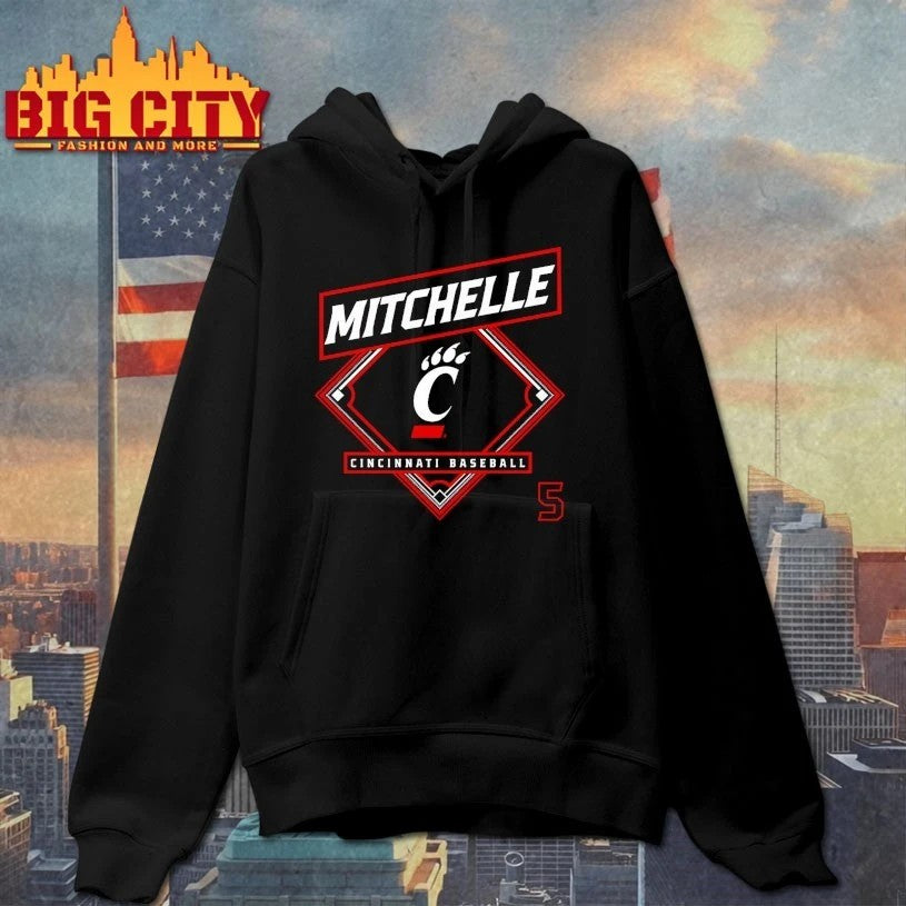 Christian Mitchelle Cincinnati Bearcats Baseball T-shirt