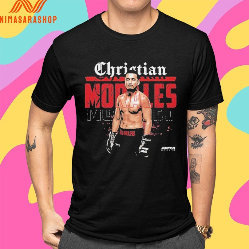 Christian Morales Zuffa Boxing Fighter Name Shirts