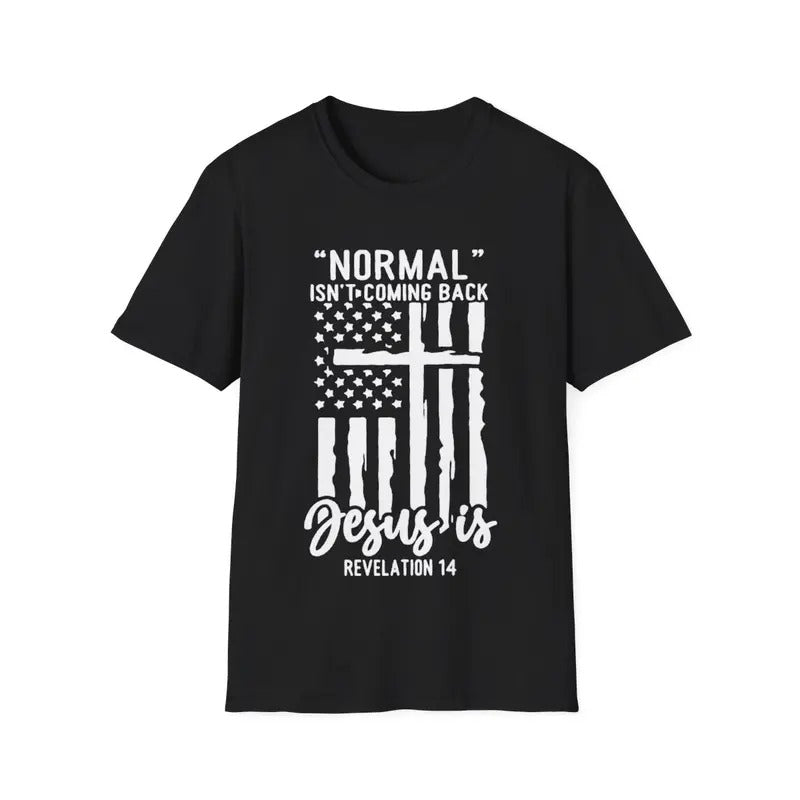 Christian Normal Isn't Coming Back Jesus Is For Men Women's T-Shirt Hoodie, Sweatshirt | UrbanDripWear.com