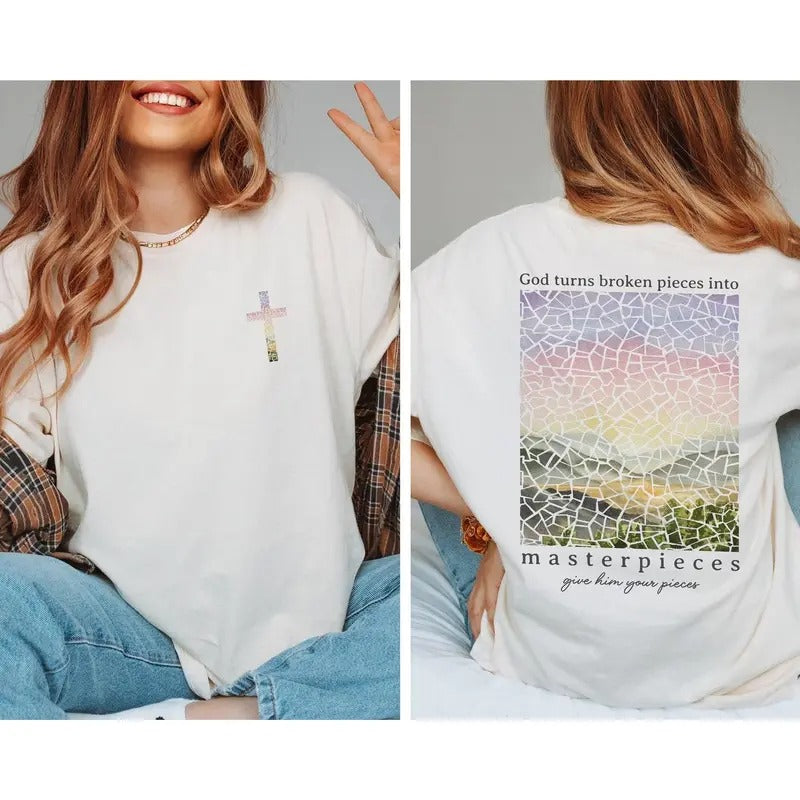 Christian Shirts Comfort Colors Bible Verse Shirt Christian TShirt Religious Gift Jesus Shirt Christian Apparel T Shirt...