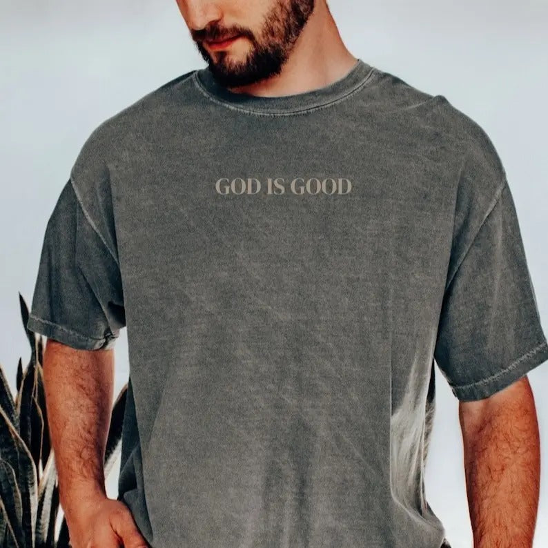 Christian Shirts for Men, Mens Christian Shirt, God is Good Hoodie, Sweatshirt | UrbanDripWear.com