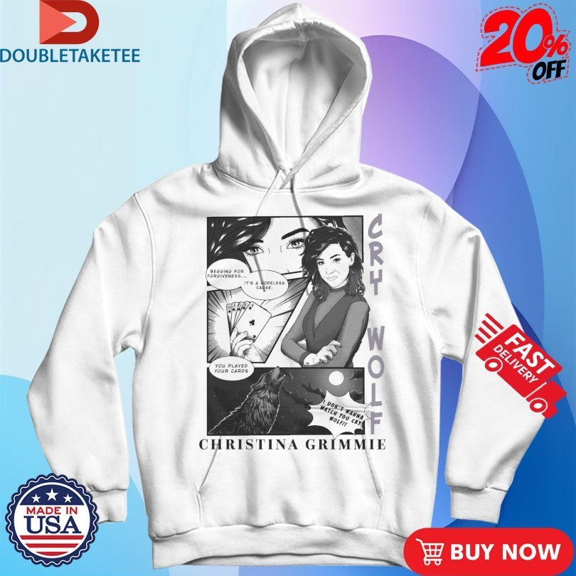 Christina Grimmie Cry Wolf Comic Shirts