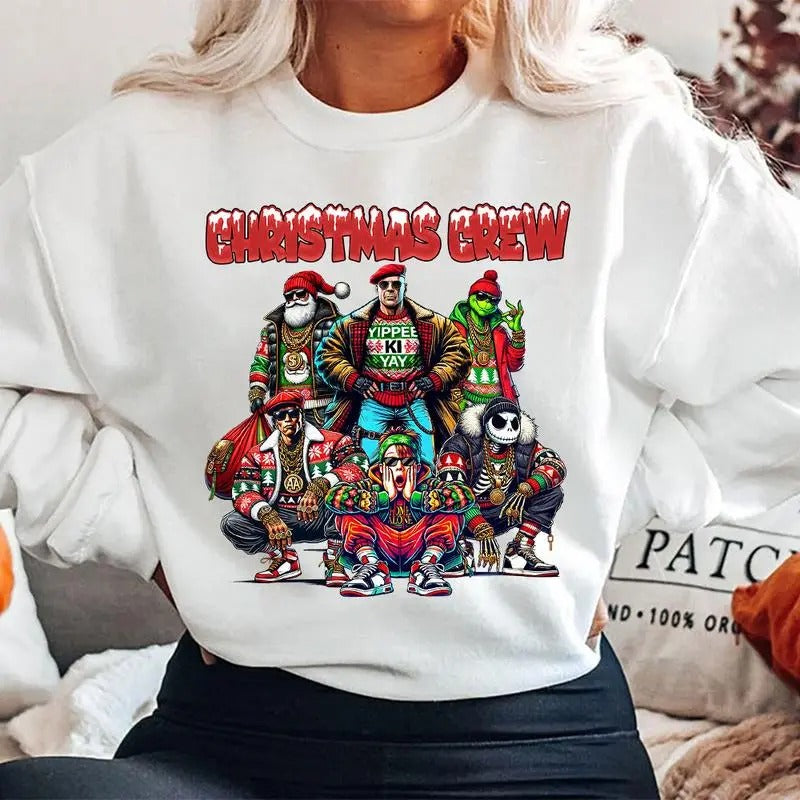 Christmas CREW Shirt, Christmas Movies Shirt, Xmas Graphic Tee, Christmas Crew Sweatshirt Hoodie | UrbanDripWear.com