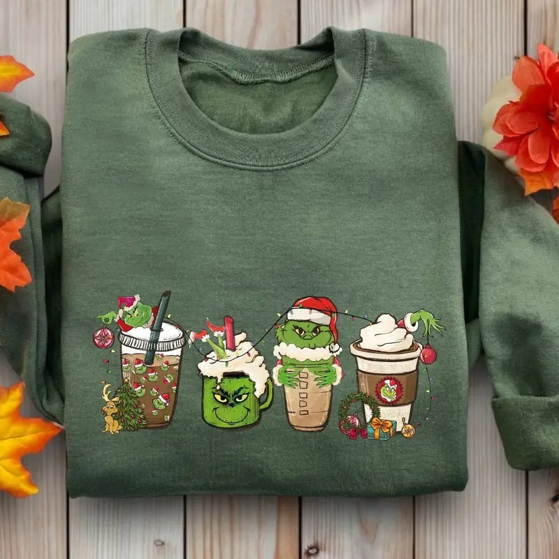 Christmas Coffee Sweatshirt, Christmas Hoodie, Christmas Coffee Tee, Coffee, Christmas Coffee | UrbanDripWear.com