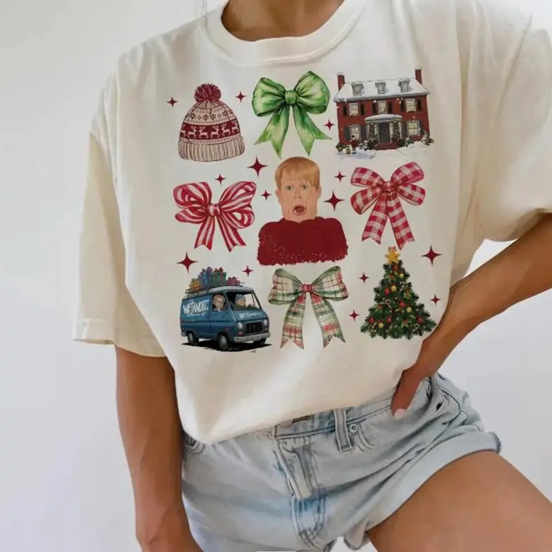 Christmas Comedy Movies Kid Alone Sweatshirt, The Boys of Winter Christmas T-shirt Hoodie | UrbanDripWear.com