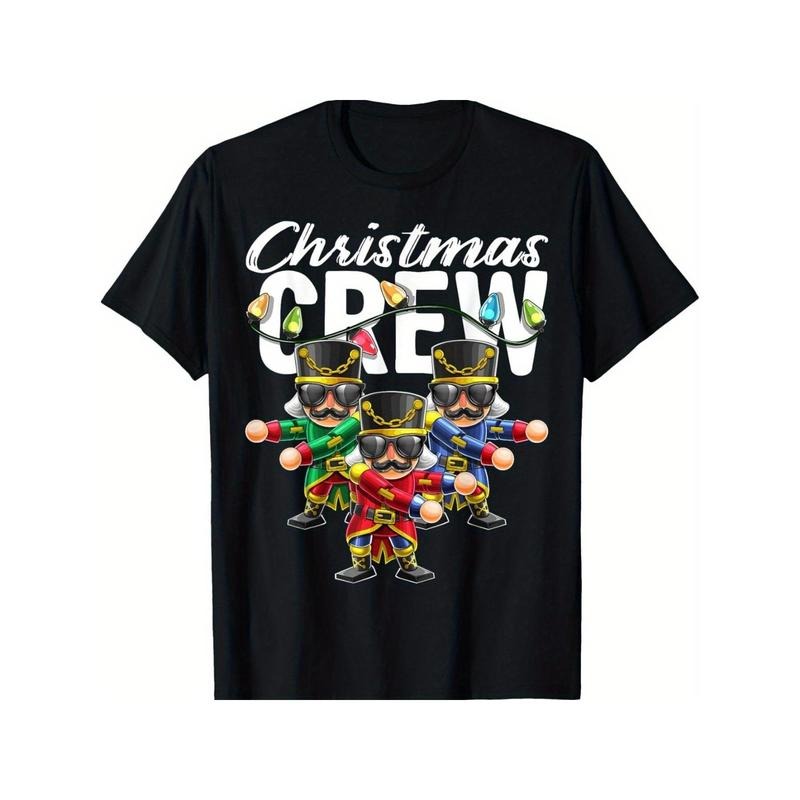 Christmas Crew Flossing Nutcracker Christmas T-Shirt for Men Women, Christmas Halloween New year Thanksgiving day Gift...