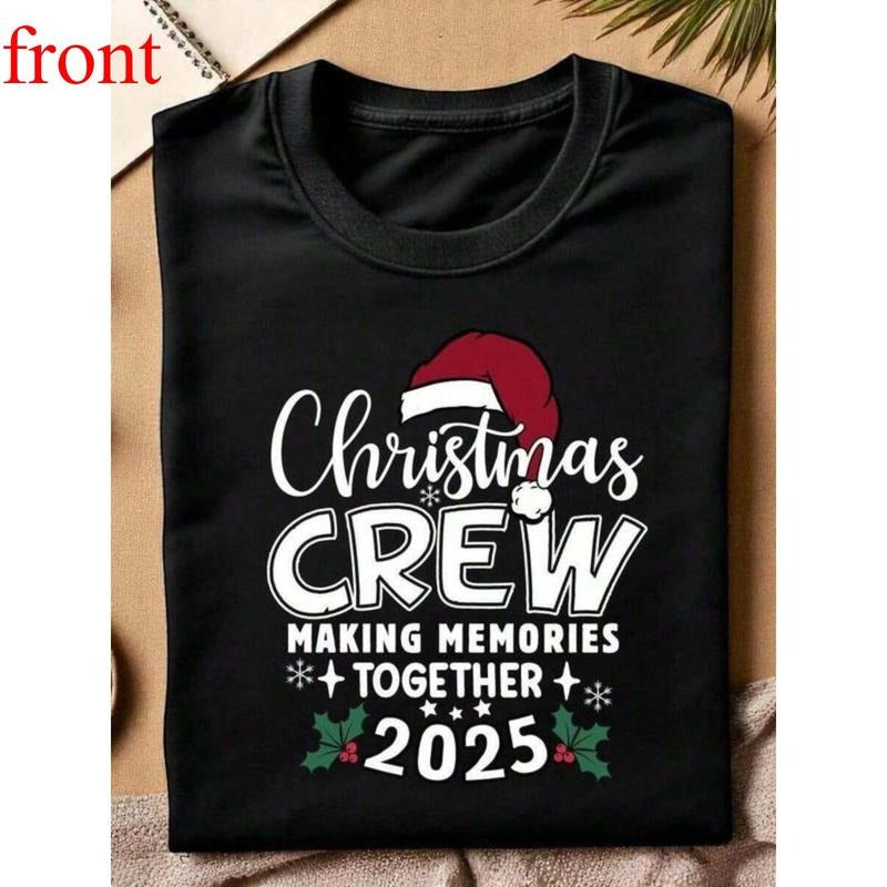 Christmas Crew Shirt, Christmas 2025 Unisex T-Shirt, Family Christmas Tee, Gift For Christmas, Holiday Crew Shirts,...