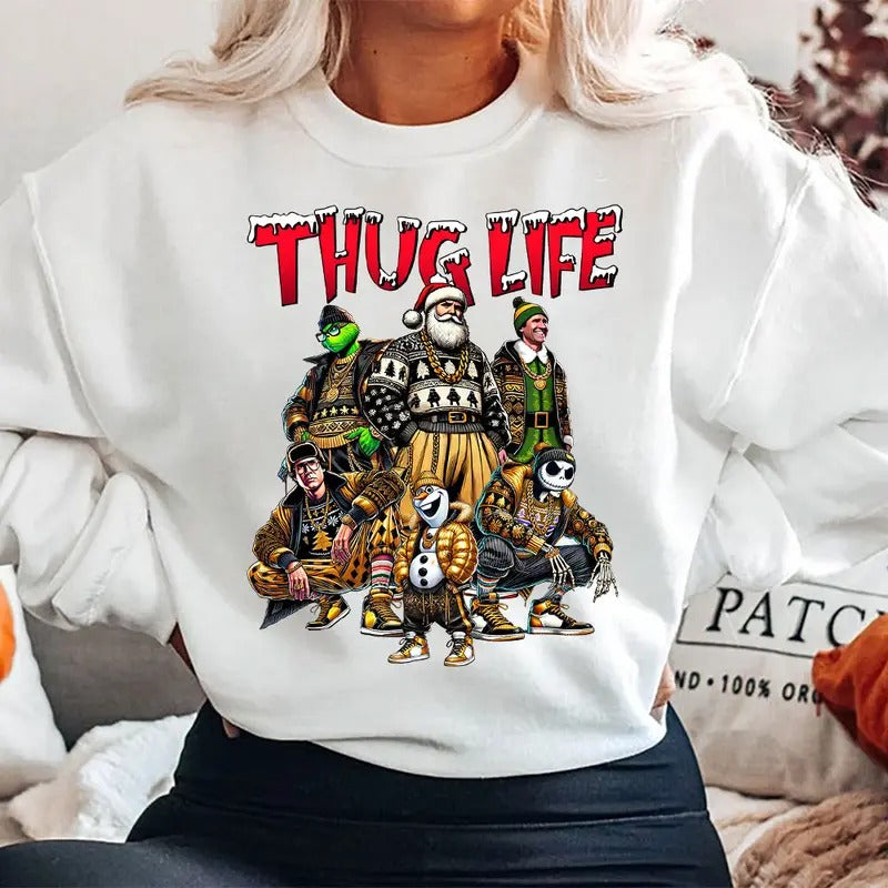 Christmas Crew Shirt, Christmas Movies Shirt, Xmas Graphic Tee Comfort Cotton Hoodie, Sweatshirt | UrbanDripWear.com