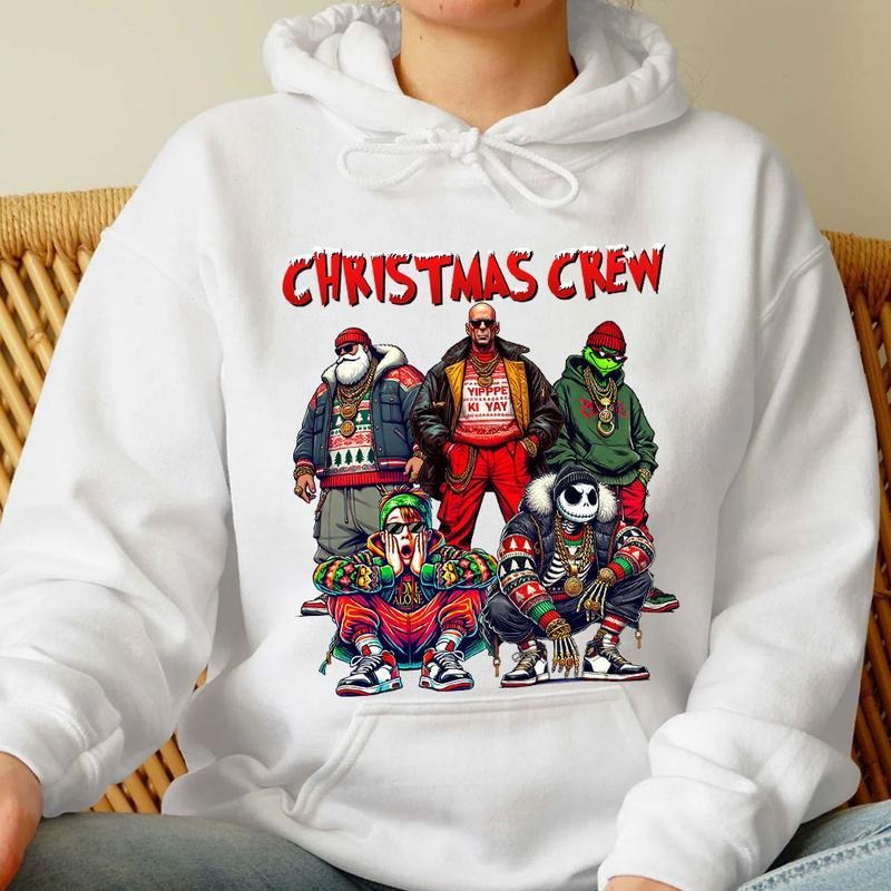 Christmas Crew Shirt, Christmas Movies Shirt, Xmas Graphic Tee Comfort Cotton Sweatshirt Christmas Hoodie | UrbanDripWear.com