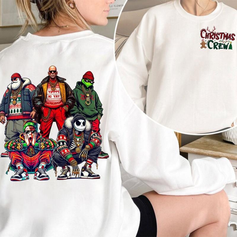 Christmas Crew Shirt, Christmas Movies Shirt, Xmas Graphic Tee style 02 Hoodie, Sweatshirt | UrbanDripWear.com