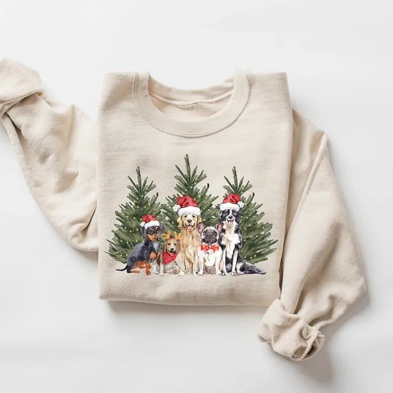 Christmas Dog Sweatshirt, Christmas Sweatshirt, Dog Christmas Sweater, Christmas Shirt, Holiday Gift, Christmas Family...