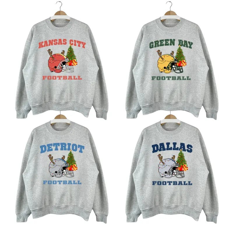 Christmas Football Sweatshirts, Hometown Football Sweatshirt, Vintage Football Sweatshirts, Vintage Graphic Tees,...