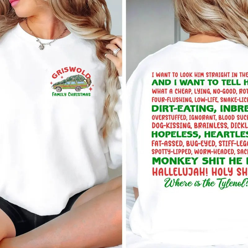 Christmas Movie Shirt, Christmas Quote Shirt Hoodie, Sweatshirt | UrbanDripWear.com