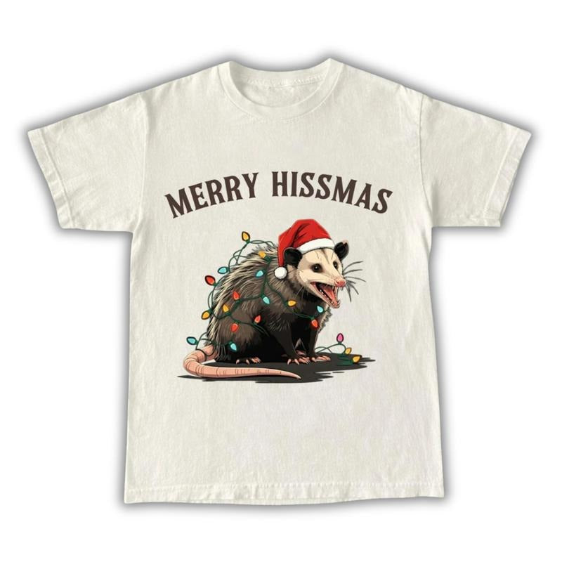 Christmas Possum Shirt, Funny Christmas Lights Possum, Happy Holiday Christmas Shirt Hoodie, Sweatshirt | UrbanDripWear.com